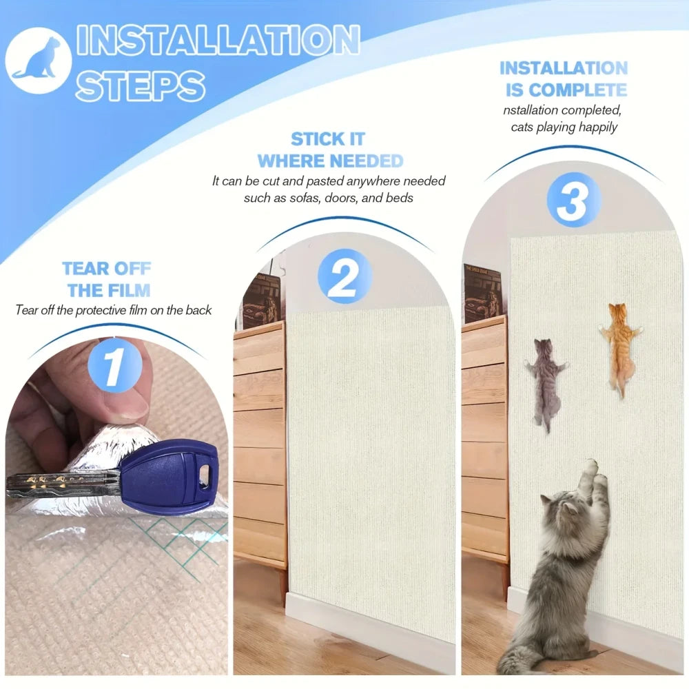 Trimmable Cat Scratch Furniture Protector