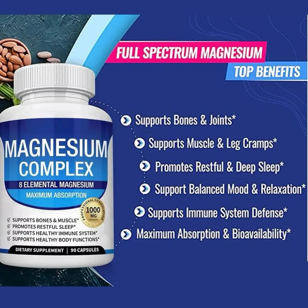 Magnesium Capsules for Muscle Recovery