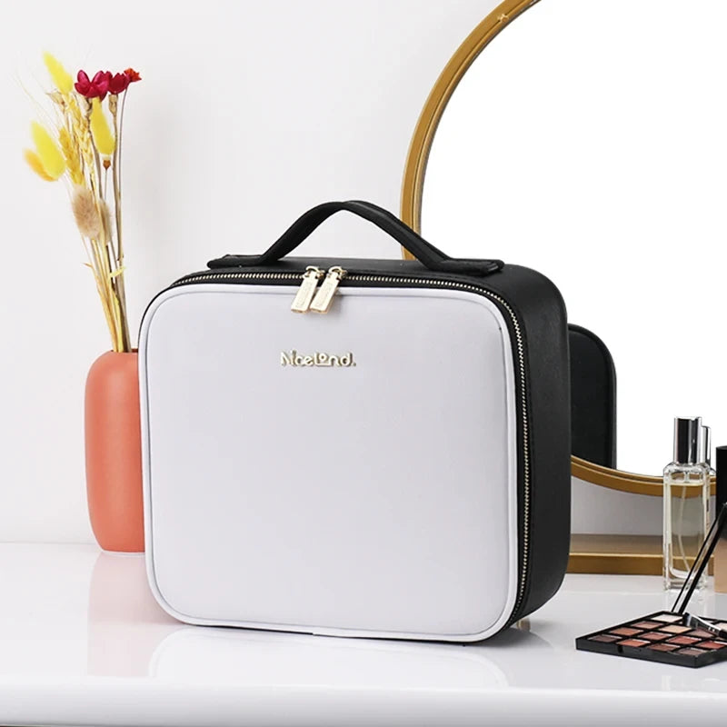 Portable Makeup Train Case
