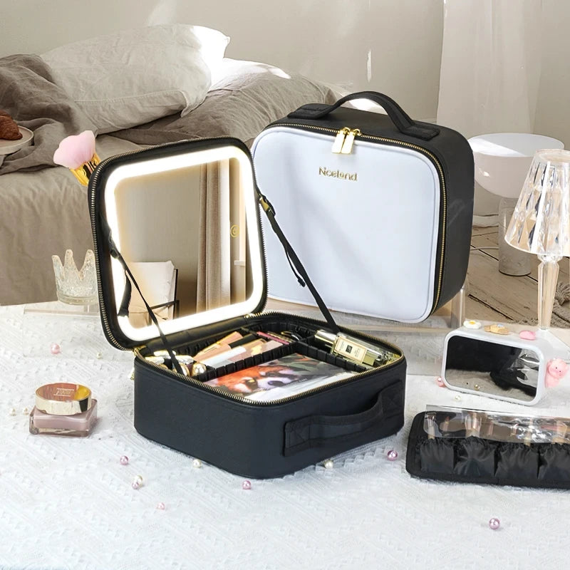 Portable Makeup Train Case